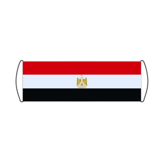 Bannière de défilement Drapeau de l'Égypte - Pixelforma