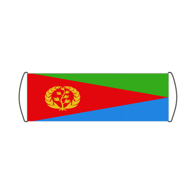 Bannière de défilement Drapeau de l'Érythrée - Pixelforma 