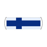 Bannière de défilement Drapeau de la Finlande - Pixelforma