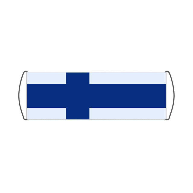 Bannière de défilement Drapeau de la Finlande - Pixelforma