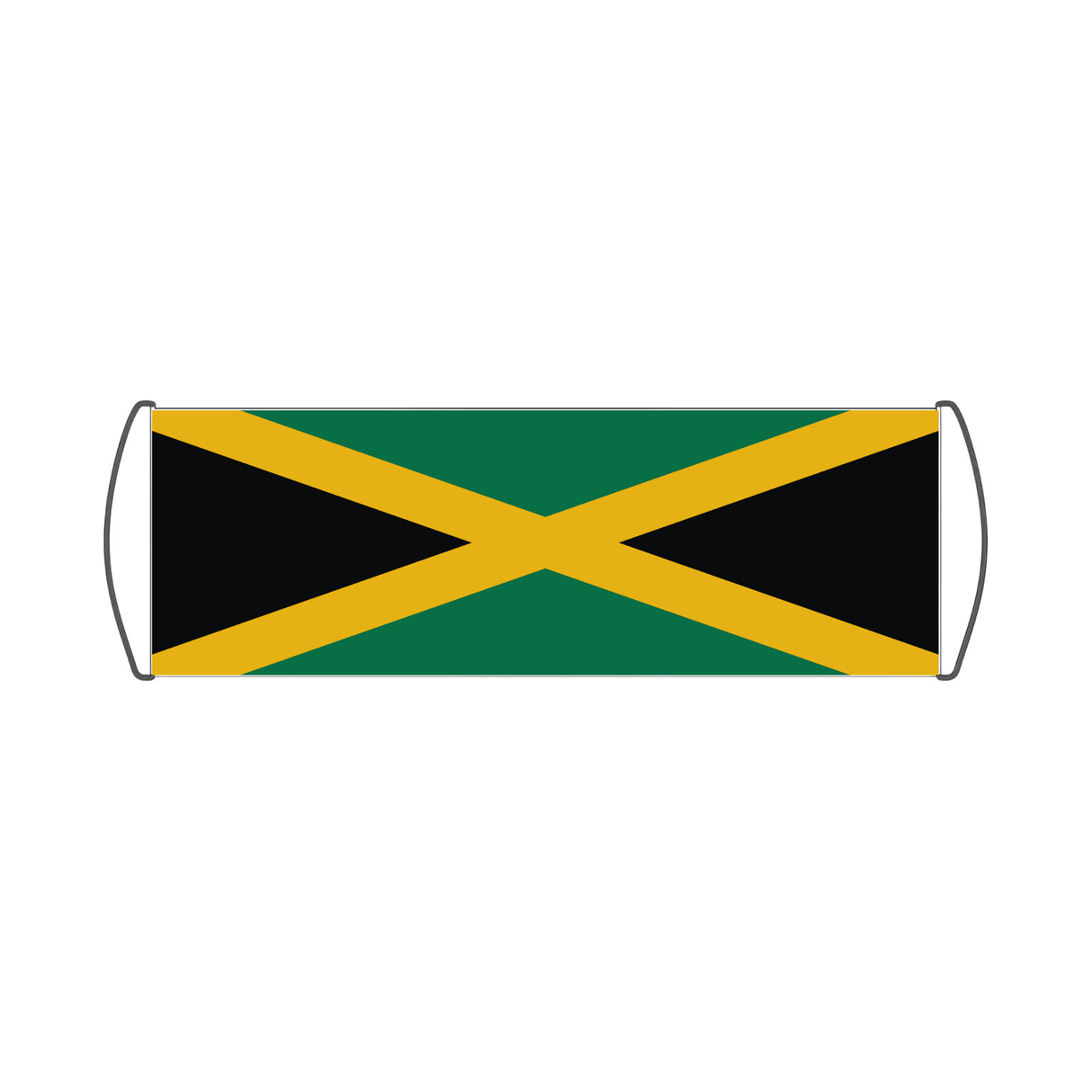 Bannière de défilement Drapeau de la Jamaïque - Pixelforma 