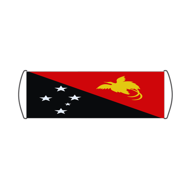Bannière de défilement Drapeau de la Papouasie-Nouvelle-Guinée - Pixelforma 