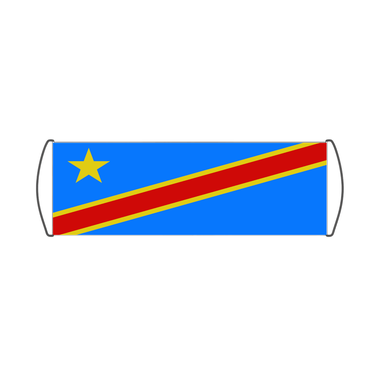 Bannière de défilement Drapeau de la république démocratique du Congo - Pixelforma