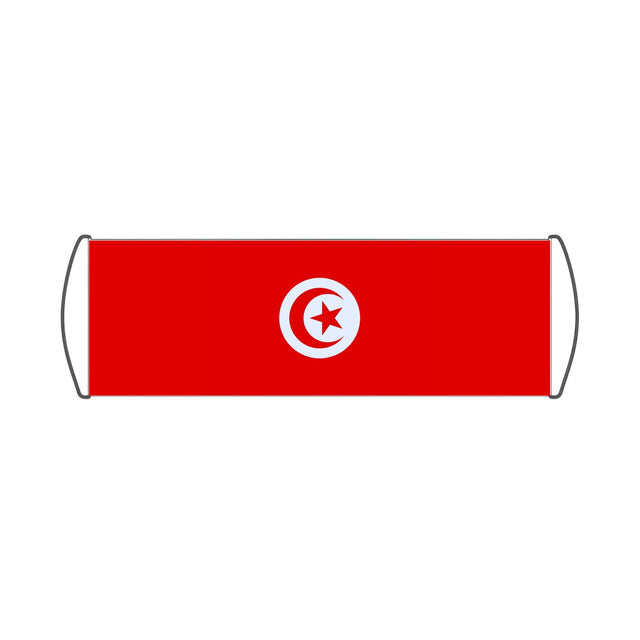 Bannière de défilement Drapeau de la Tunisie - Pixelforma