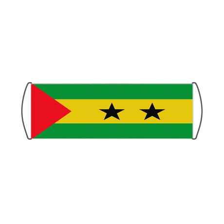Bannière de défilement Drapeau de Sao Tomé-et-Principe - Pixelforma 