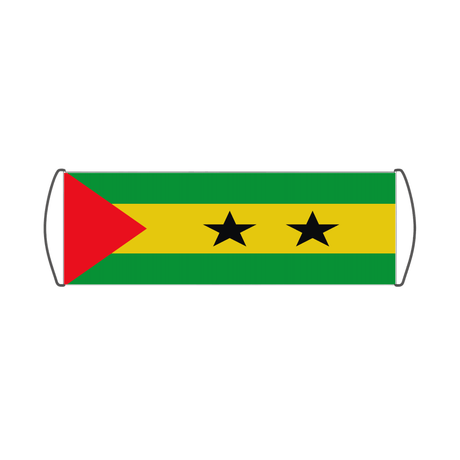 Bannière de défilement Drapeau de Sao Tomé-et-Principe - Pixelforma