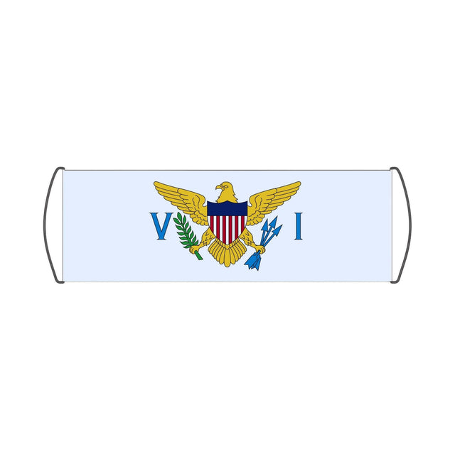 Bannière de défilement Drapeau des Îles Vierges des États-Unis - Pixelforma