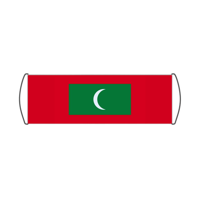 Bannière de défilement Drapeau des Maldives - Pixelforma