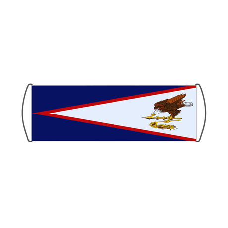 Bannière de défilement Drapeau des Samoa américaines - Pixelforma 