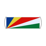 Bannière de défilement Drapeau des Seychelles - Pixelforma