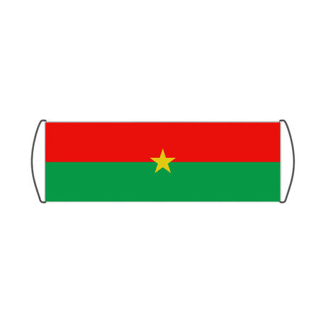 Bannière de défilement Drapeau du Burkina Faso - Pixelforma