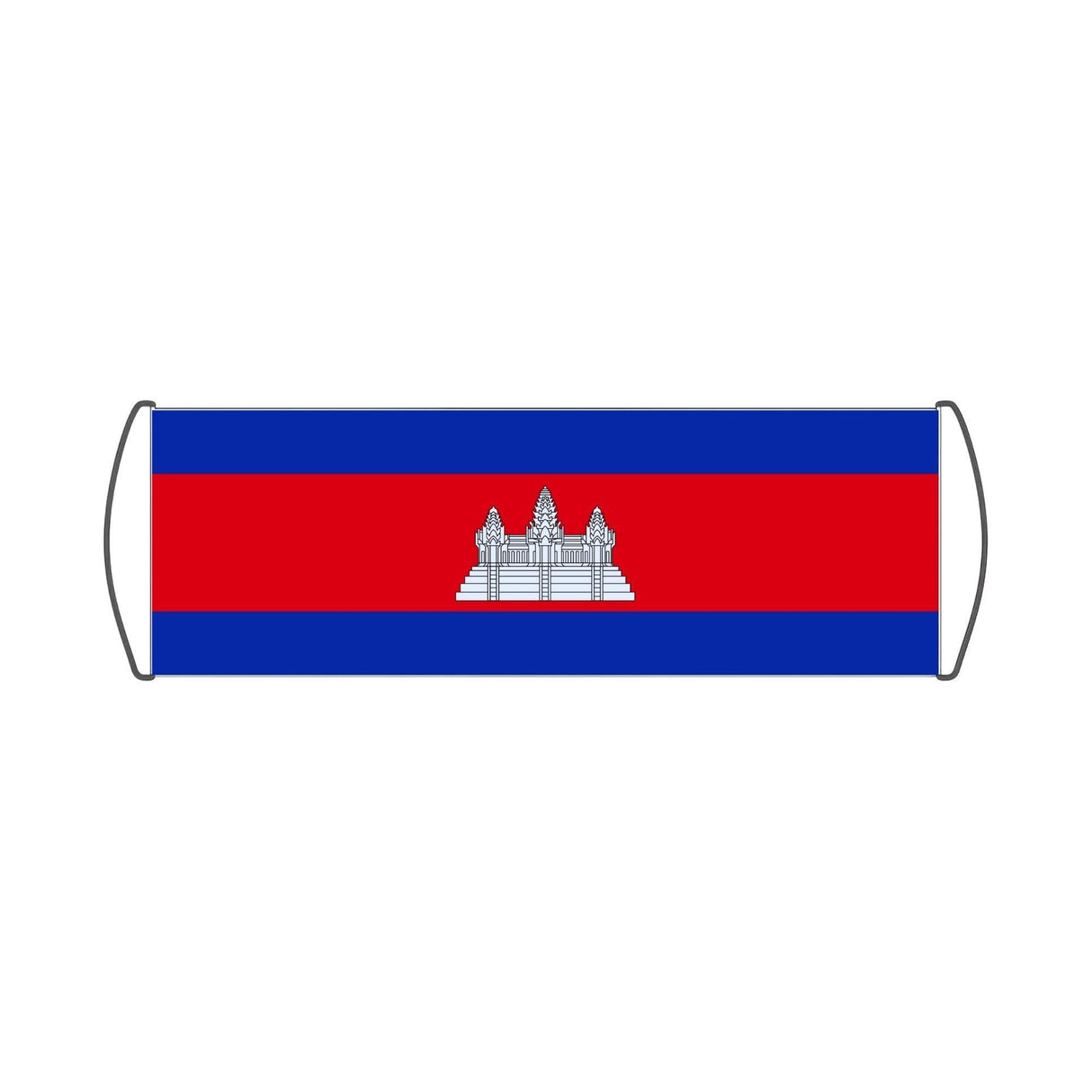 Bannière de défilement Drapeau du Cambodge - Pixelforma