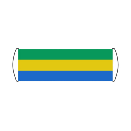 Bannière de défilement Drapeau du Gabon - Pixelforma