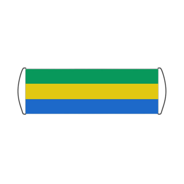 Bannière de défilement Drapeau du Gabon - Pixelforma