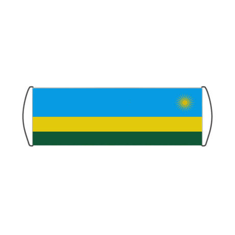 Bannière de défilement Drapeau du Rwanda - Pixelforma