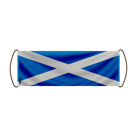 Bannière de défilement drapeau écosse en polyester