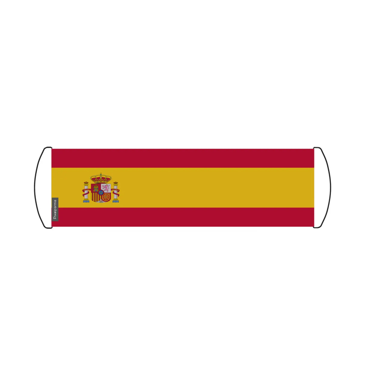 Bannière de défilement drapeau espagne en polyester - pixelforma