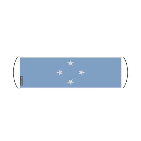 Bannière de défilement drapeau états fédérés de micronésie en polyester - pixelforma