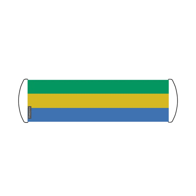 Bannière de défilement Drapeau Gabon en Polyester - Pixelforma 