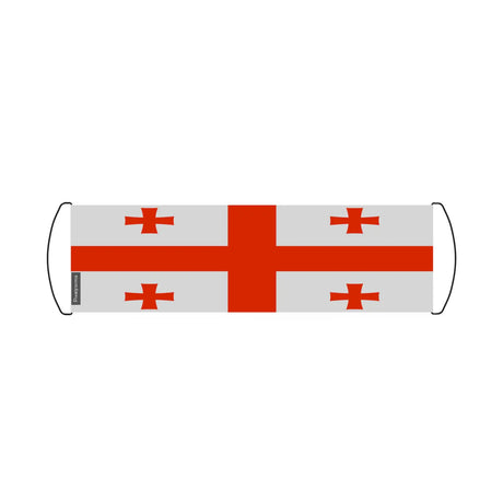 Bannière de défilement drapeau géorgie en polyester - pixelforma
