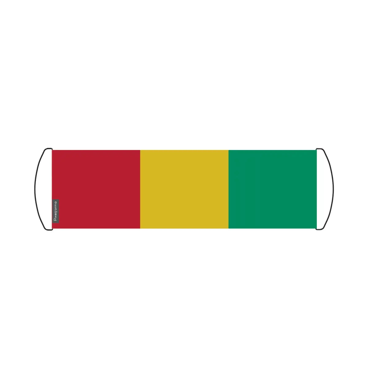 Bannière de défilement Drapeau Guinée en Polyester - Pixelforma 