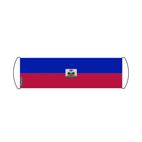 Bannière de défilement Drapeau Haïti en Polyester - Pixelforma 