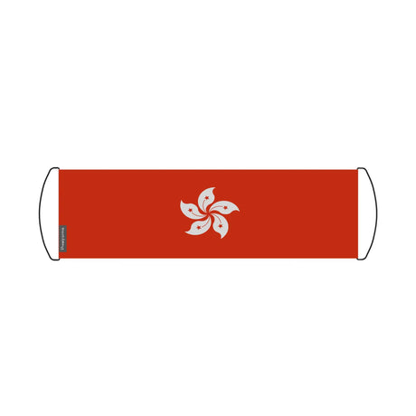 Bannière de défilement drapeau hong kong en polyester - pixelforma