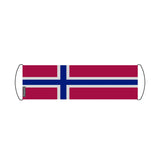 Bannière de défilement drapeau île bouvet en polyester - pixelforma