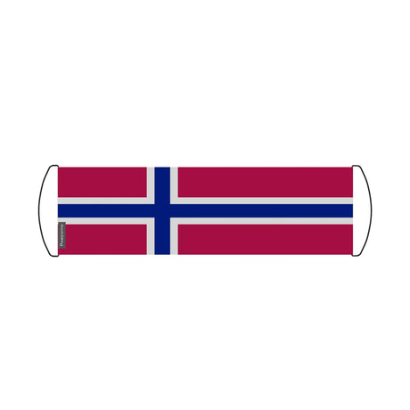 Bannière de défilement drapeau île bouvet en polyester - pixelforma
