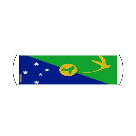 Bannière de défilement drapeau île christmas en polyester - pixelforma