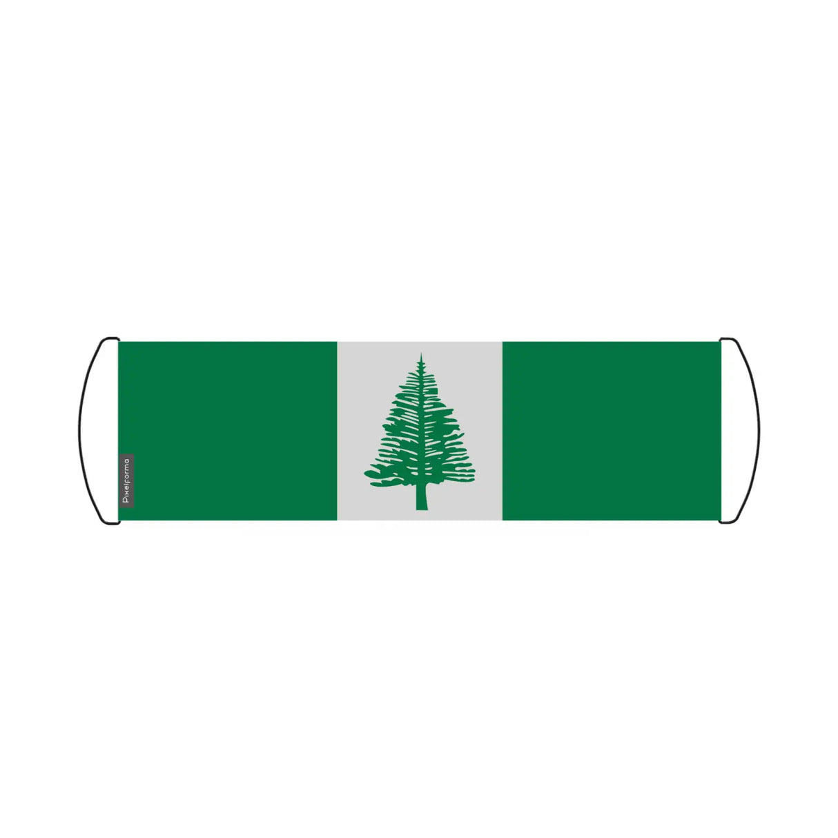 Bannière de défilement drapeau île norfolk en polyester - pixelforma