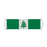 Bannière de défilement drapeau île norfolk en polyester - pixelforma