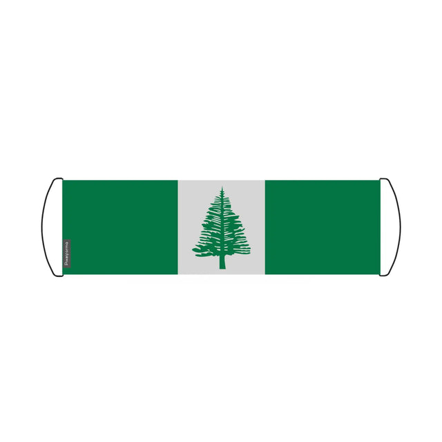 Bannière de défilement drapeau île norfolk en polyester - pixelforma
