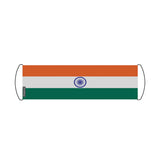 Bannière de défilement drapeau inde en polyester - pixelforma