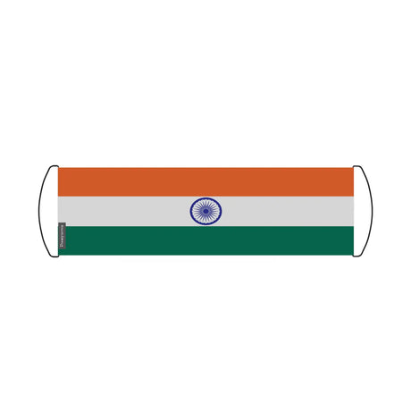 Bannière de défilement drapeau inde en polyester - pixelforma