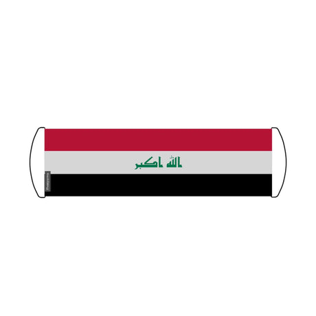 Bannière de défilement Drapeau Irak en Polyester - Pixelforma 