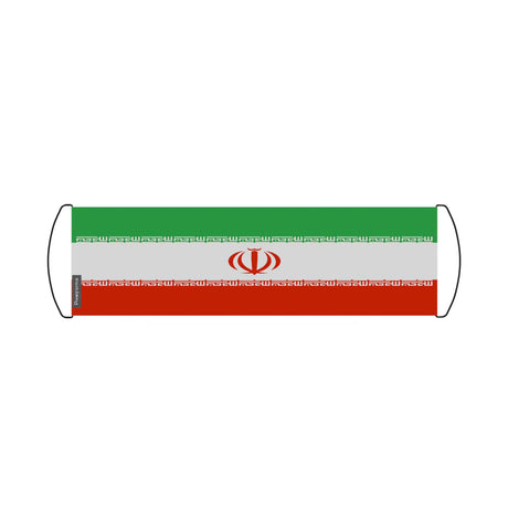 Bannière de défilement drapeau iran en polyester - pixelforma