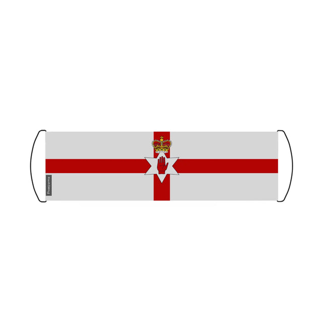 Bannière de défilement drapeau irlande du nord en polyester - pixelforma