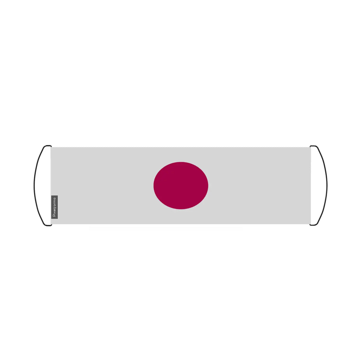 Bannière de défilement drapeau japon en polyester - pixelforma