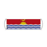 Bannière de défilement Drapeau Kiribati en Polyester - Pixelforma 