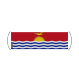 Bannière de défilement drapeau kiribati en polyester - pixelforma