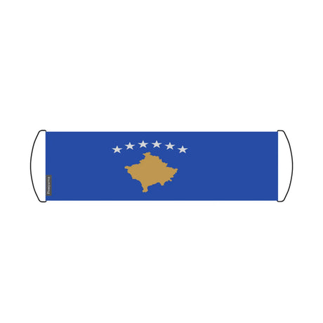 Bannière de défilement drapeau kosovo en polyester - pixelforma