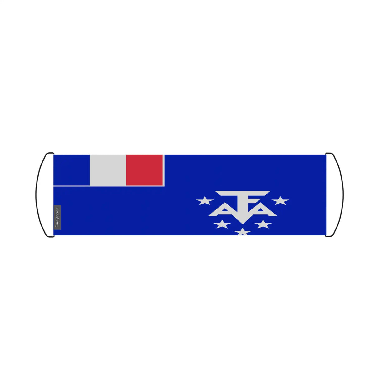 Bannière de défilement drapeau l’antarctique française en polyester - pixelforma