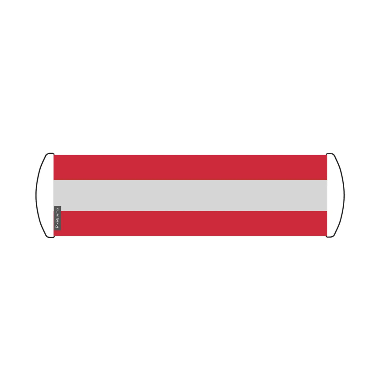 Bannière de défilement drapeau l’autriche en polyester - pixelforma