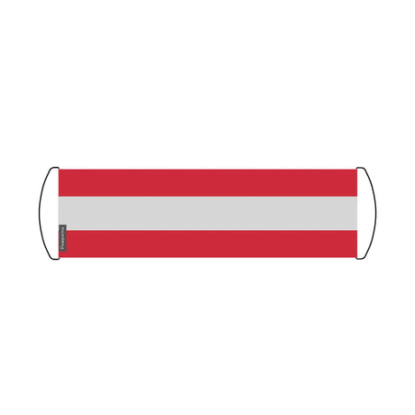 Bannière de défilement drapeau l’autriche en polyester - pixelforma