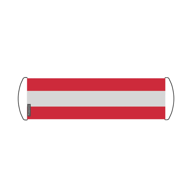 Bannière de défilement drapeau l’autriche en polyester - pixelforma