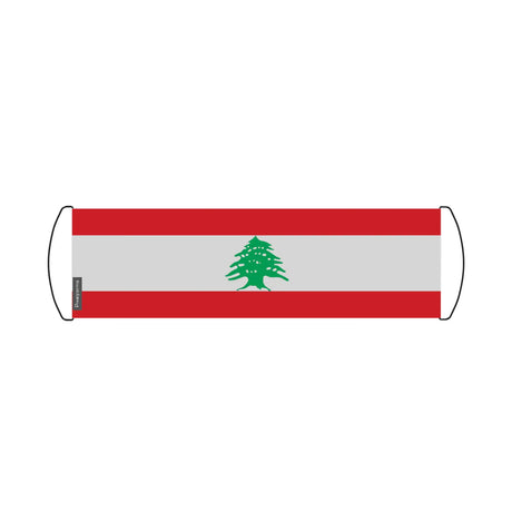 Bannière de défilement drapeau liban en polyester - pixelforma