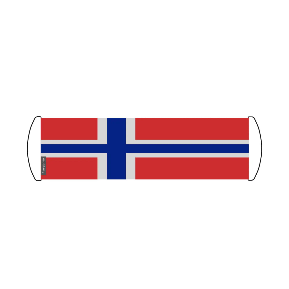 Bannière de défilement drapeau l’île bouvet en polyester - pixelforma