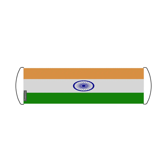 Bannière de défilement Drapeau l'Inde en Polyester - Pixelforma 