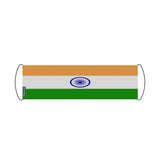 Bannière de défilement drapeau l’inde en polyester - pixelforma
